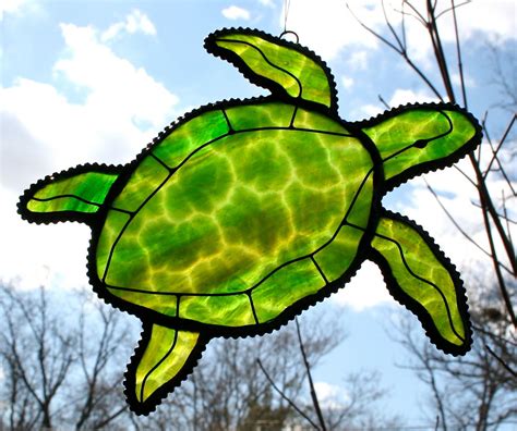 stained glass sea turtle  style pinterest