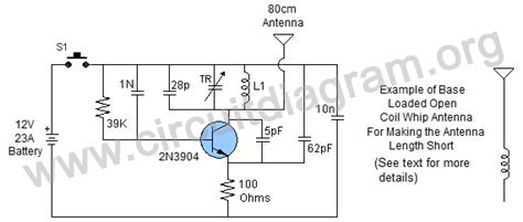 wireless rf remote control doorbell circuit diagram
