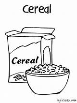 Cereal Coloring Pages Drawing Clipart Box Bowl Getdrawings Oats Oatmeal Printable Template Boxes Cereals Webstockreview Color Getcolorings Open Paintingvalley Sketch sketch template