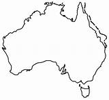 Australii Kolorowanka Dla Mapie sketch template