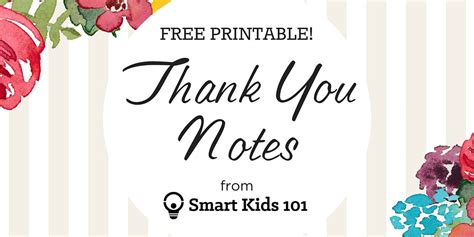 printable   notes   smart kids