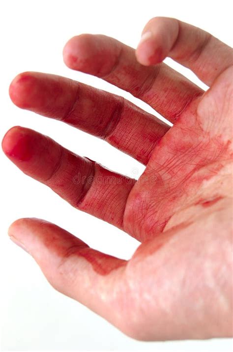 hand blood stock images image