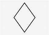 Rhombus Shape Diamond Svg Colouring  Pages Pngkit sketch template