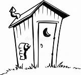 Outhouse Vector Cartoon Illustration Clipart Building Dreamstime Illustrations Vectors Stock sketch template