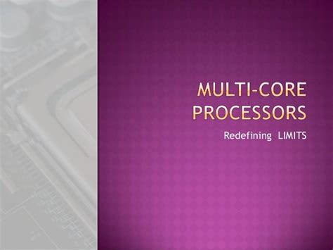 multi core processors