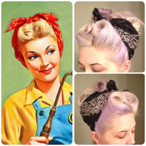 1940s hairstyles bandana hairstyles wedding hairstyles easy pinup