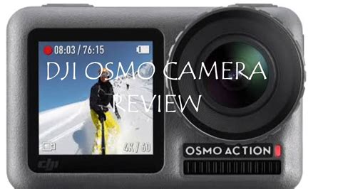 dji osmo action review specs  youtube