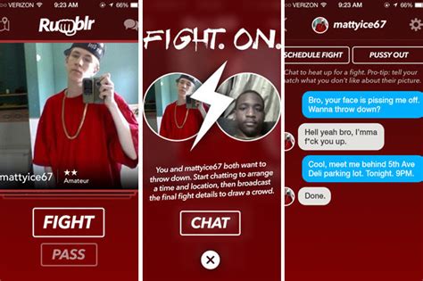 rumblr tinder for fighting lets you play fight club for real daily star