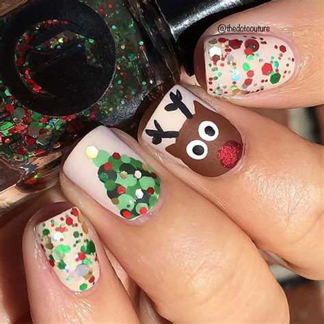 pretty holiday nails      christmas spirit page    stayglam