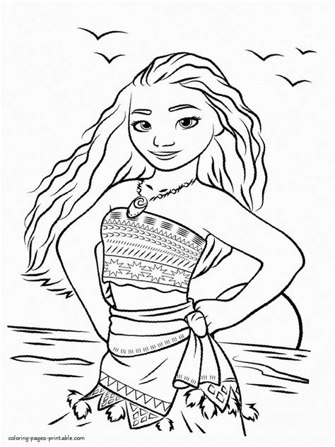 excellent picture  moana coloring pages  davemelillocom
