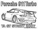 Porsche 911 Coloring Pages Car Cars Race Fast Furious Printable Gt Drawing Gt3 Turbo Rs Nascar Hard Color Print Rolls sketch template