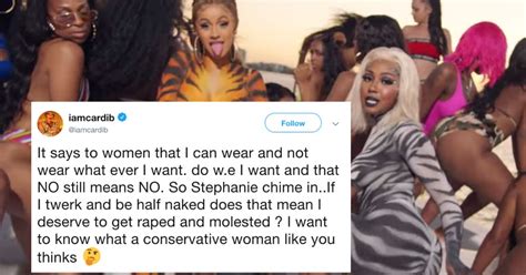 cardi b slams conservative who slut shamed rapper s twerk video no