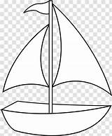 Boat Line Clip Drawing Simple Cliparts Transparent Transportation sketch template