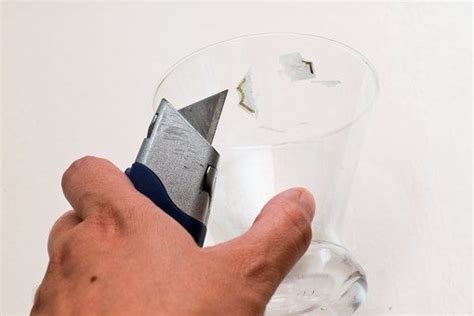 remove adhesive residue  glass hunker