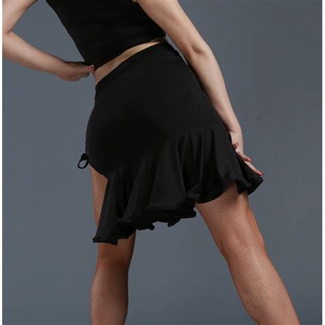 Women S Girls Lady Black Side Split Short Sexy Latin Dance Skirt Samba