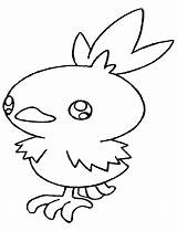 Torchic Happy sketch template