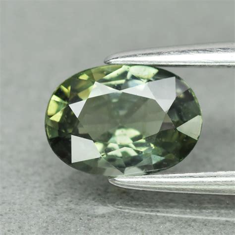 natural genuine green sapphire ct     mm oval