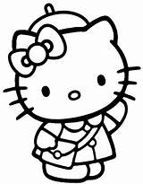 Hello Kitty School Coloring Back Pages Color Print So Grab Going sketch template