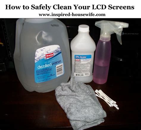 safely clean  lcd  computer screens cleaning diy