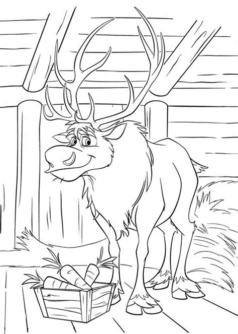 sven   barn coloring page  print  coloring pages