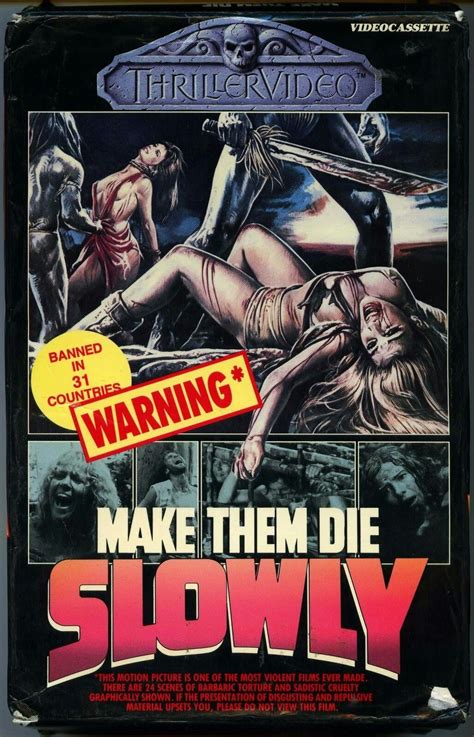 make them die slowly classic horror movies posters creepy