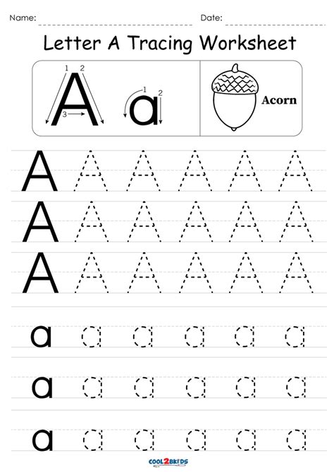 printable letter  tracing worksheets