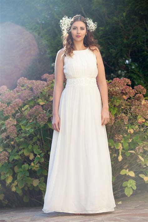 Bohemian Wedding Dress Grecian Wedding Dress Simple
