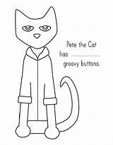 Pete Cat Coloring Buttons Groovy Clipart Four His Printables Books Quotes Pages Book Preschool Template Printable Shoes Clipartsgram Quotesgram Famous sketch template
