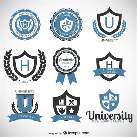 college logo vectors   psd files
