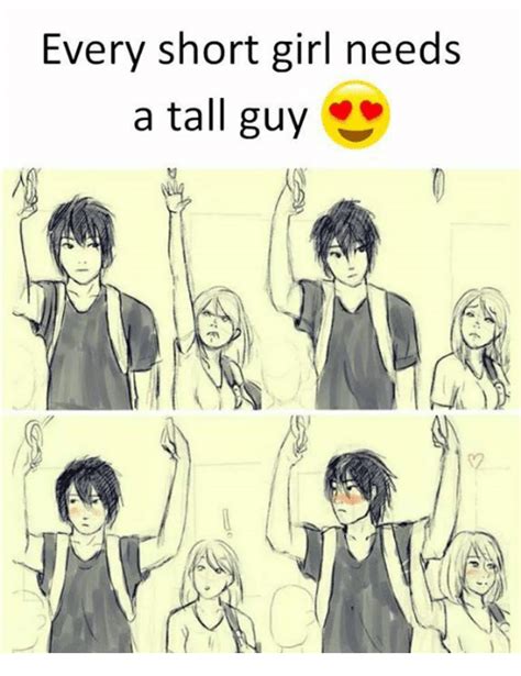 Every Short Girl Needs A Tall Guy Meme On Sizzle