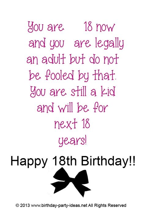 quotes about my daughter turning 18 just b cause