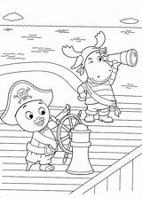 Backyardigans Pirates Ship Flots Printables Capitaine Xcolorings sketch template