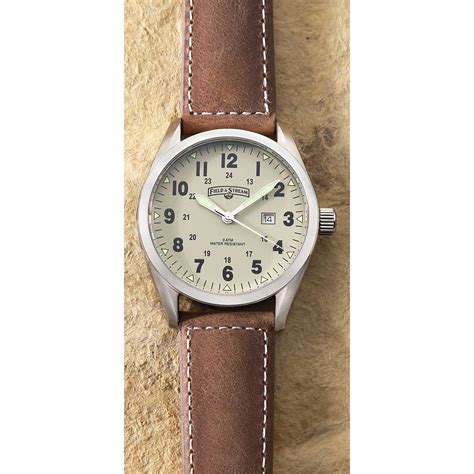 field stream leather field   watches  sportsmans guide