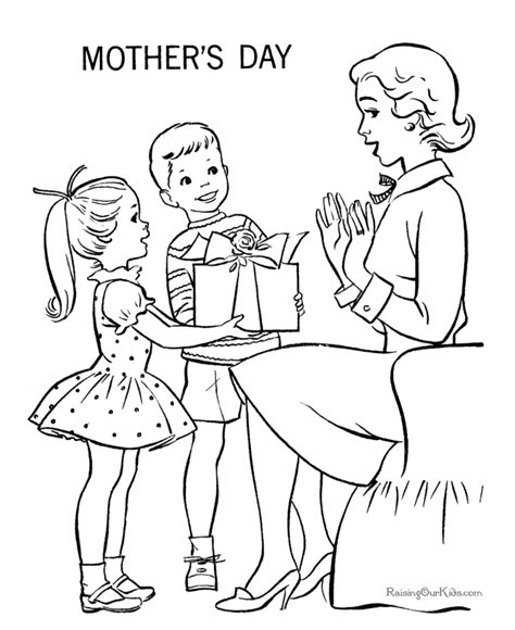 mother coloring pages coloring home