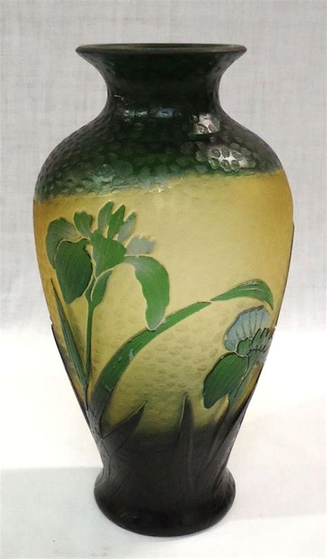 Sold At Auction Modern Galle Cameo Glass Vase