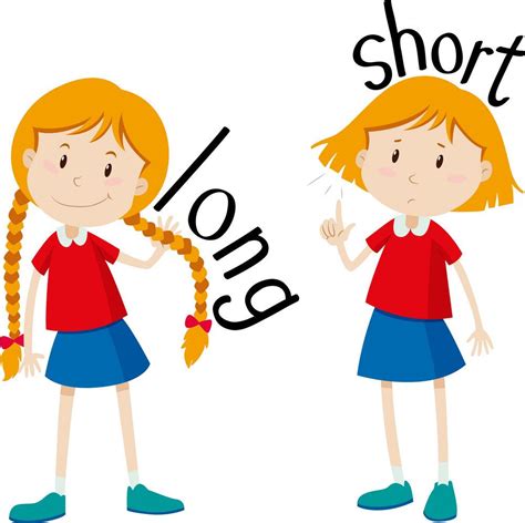 long short opposites preschool english lessons  kids english