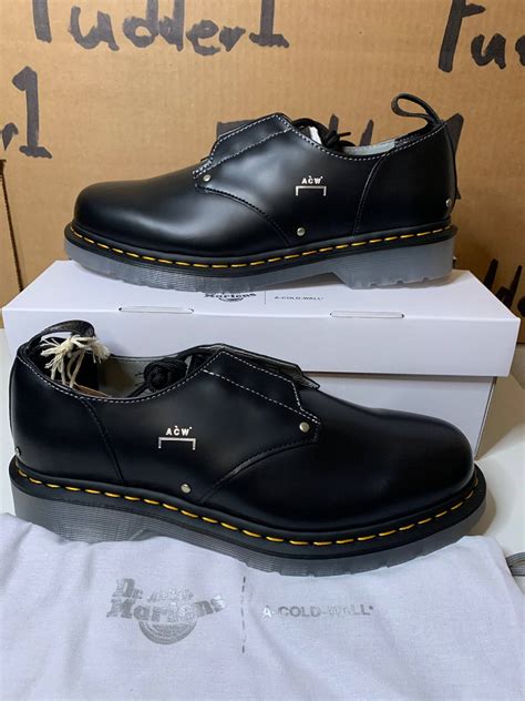 dr martens dr martens   cold wall acw collab  work shoe grailed