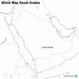 Saudi Arabia Map Blank Rivers Stepmap Maps Landkarte sketch template