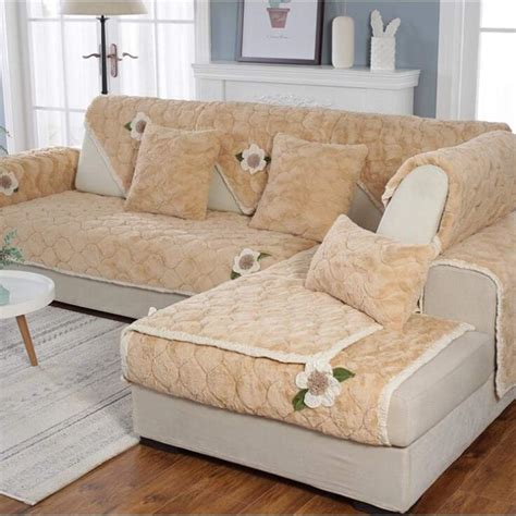 sofa covers   cushion couch recliner plush sofa cushion fabric anti slip mat sofa towel