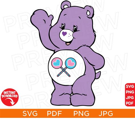 care bear share bear logo clipart