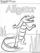 Alligator Louisiana Swamp Cajun Alligators Preschool Symbols Birthdays Webstockreview Crocodile sketch template
