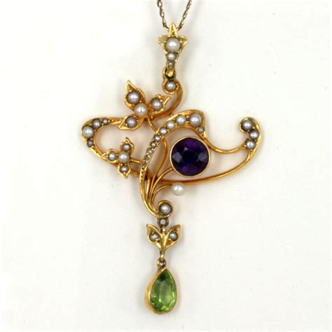 Buy Art Nouveau Suffragette Pendant Sold Items Sold Jewellery Sydney