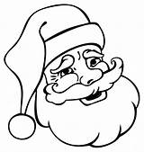 Santa Outline Face Claus Drawing Christmas Vector Getdrawings Clipartmag Coloring Snowman sketch template