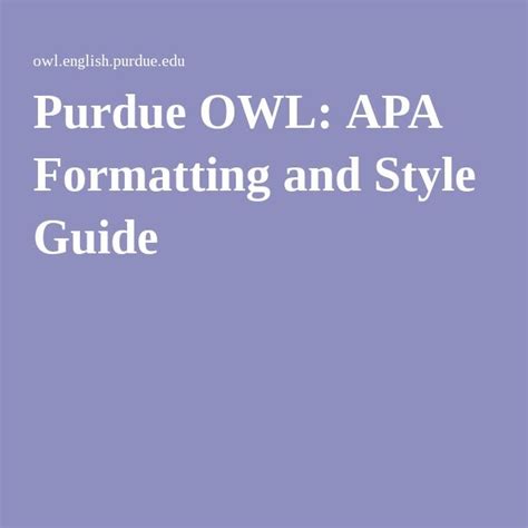 formatting  style guide  formatting writing lab college