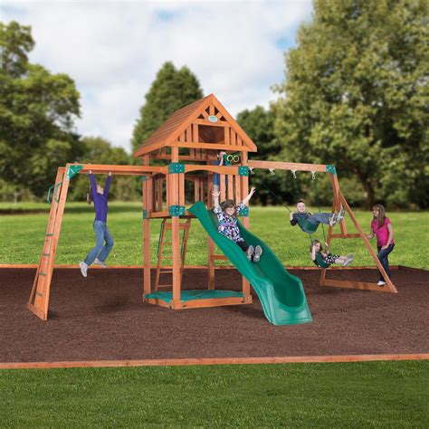 backyard discovery capitol peak wooden swing set  delivery