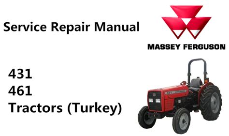 massey ferguson  tractors turkey service repair manual