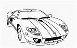 Ford Gt Coloring Pages Getcolorings Gt40 Drawing Color sketch template