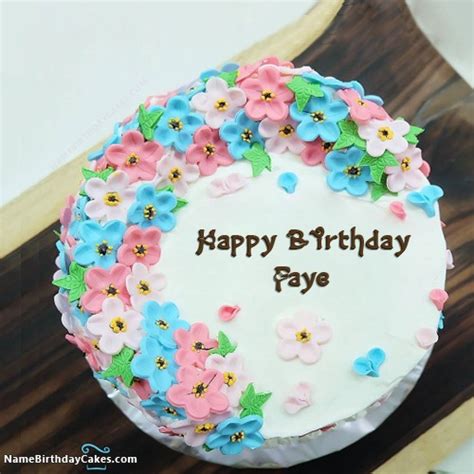 happy birthday faye cakes cards wishes