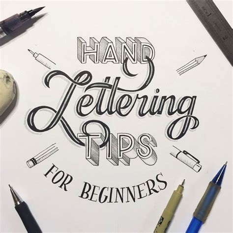 hand lettering  beginners  guide   started