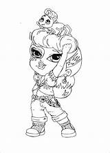 Monster High Coloring Pages Baby Abbey Chibi Printable Getcolorings Books Bominable Color Getdrawings Logo Visit Cat Operetta sketch template